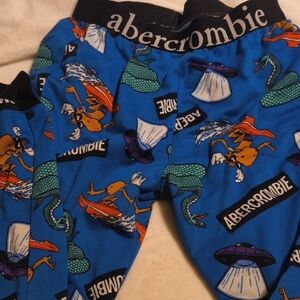 Abercrombie & Fitch Kids Blue Graphic Pajama Pants